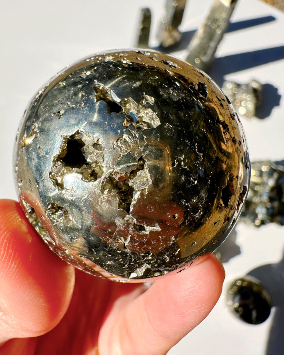Pyrite Sphere - Baltic Mermaid