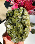 Epidote Quartz Cluster