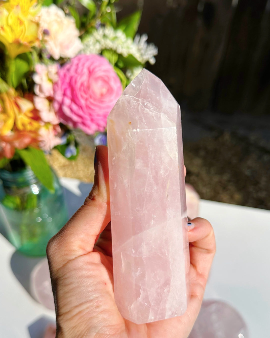 Rose Quartz Tower - Baltic Mermaid