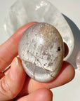 Sunstone & Peach Moonstone Palm Stone - Q