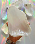 White Calcite Dish F