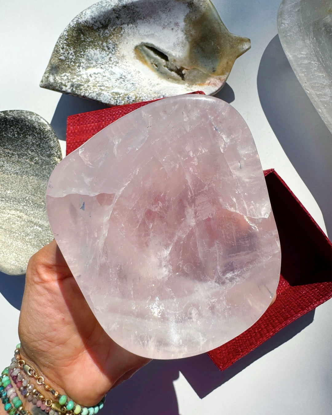 Rose Quartz Dish - Baltic Mermaid
