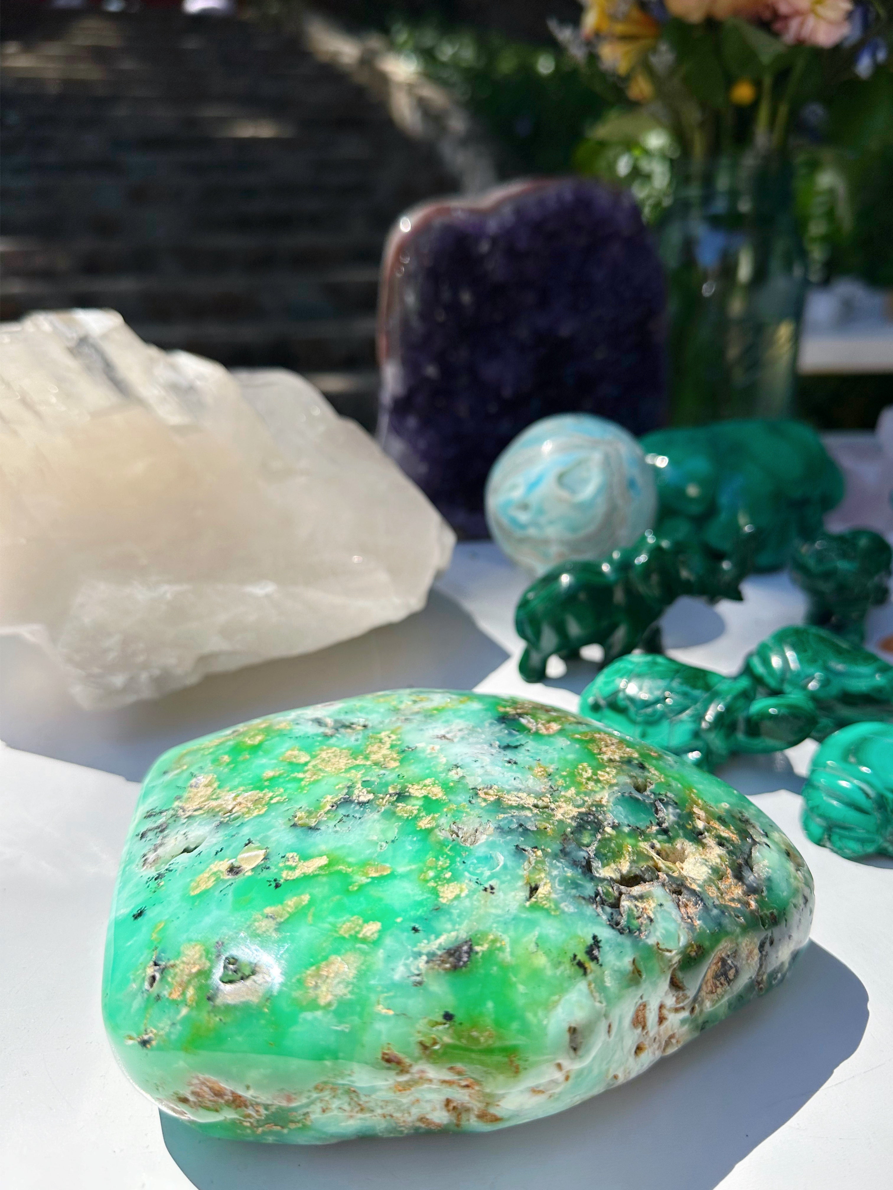 Chrysoprase Freeform - from Australian - Baltic Mermaid