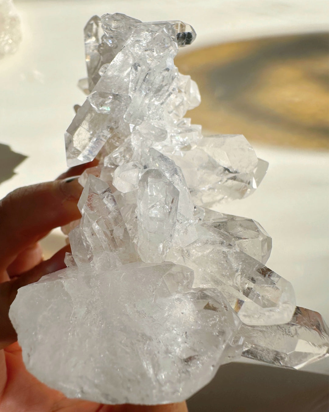 Clear Quartz Cluster - Baltic Mermaid