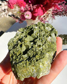 Epidote Quartz Cluster - Baltic Mermaid