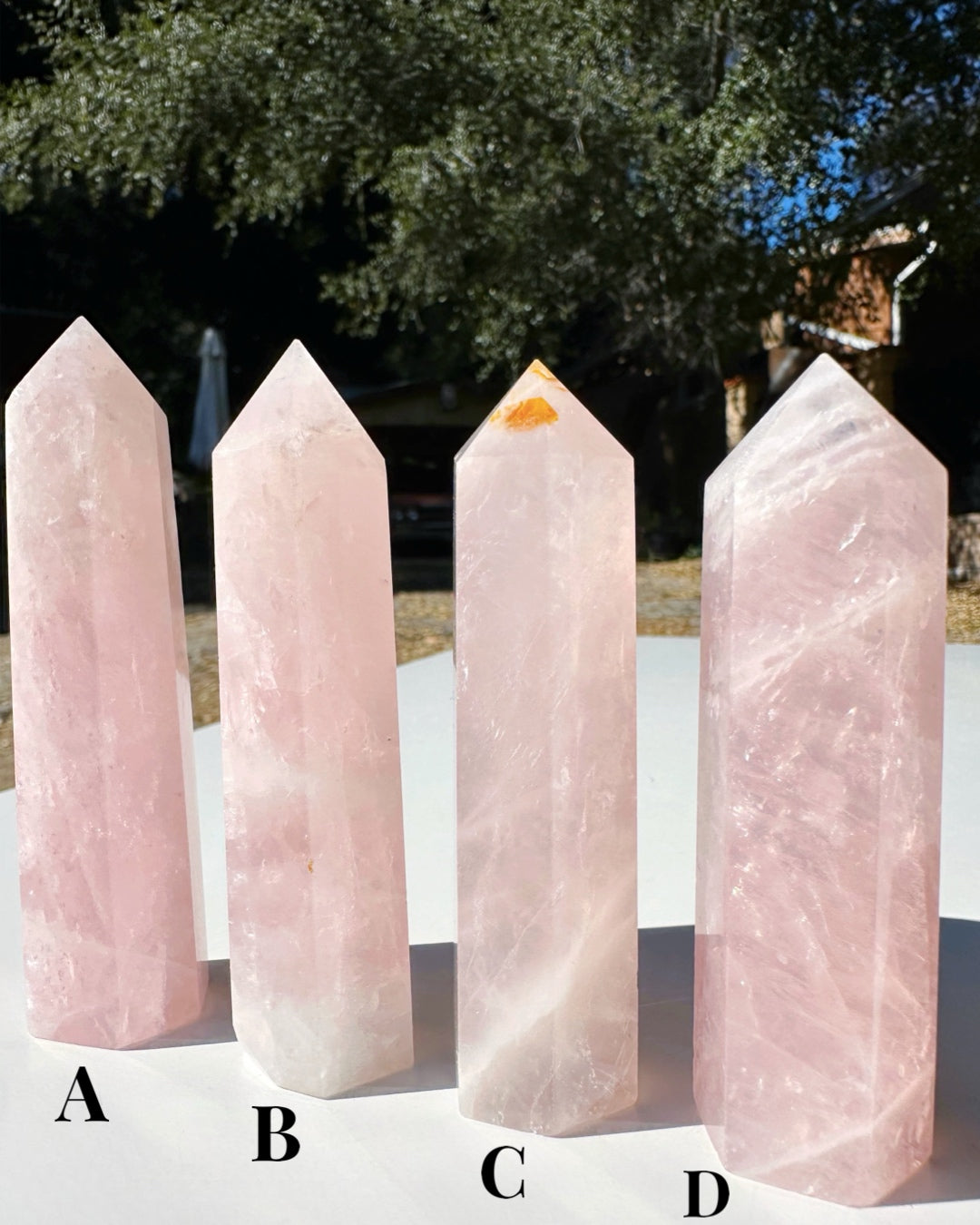 Rose Quartz Towers - Small - Baltic Mermaid