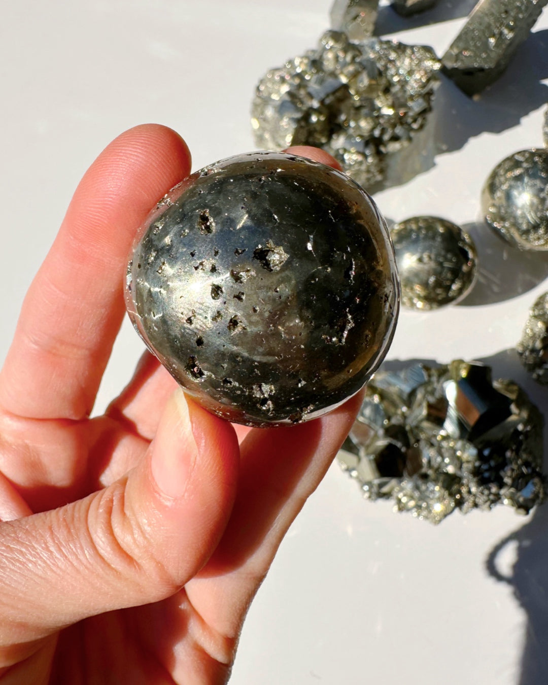 Pyrite Sphere - Baltic Mermaid
