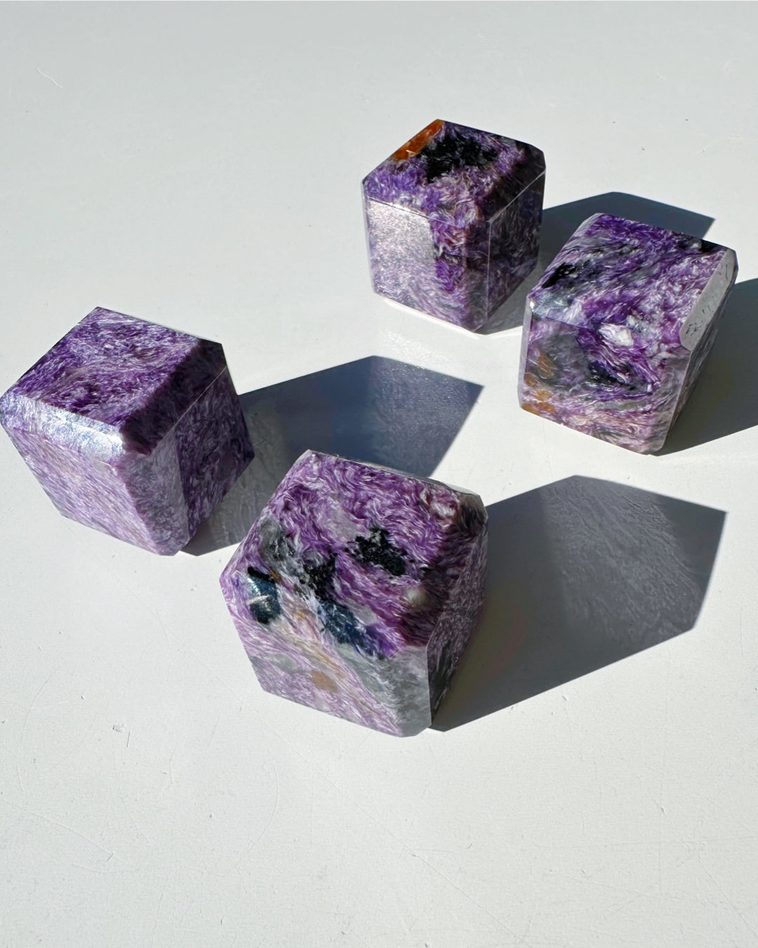Charoite Cubes - Baltic Mermaid