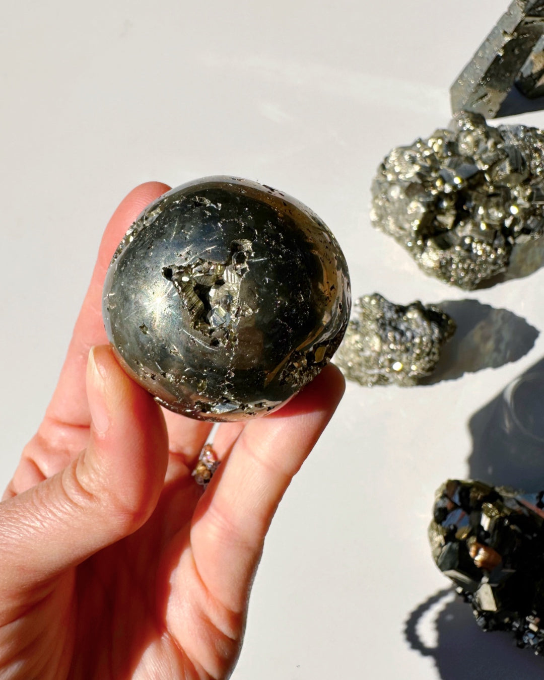 Pyrite Sphere - Baltic Mermaid