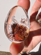 Intaglio Carved Love Birds in a Tree Chlorite Quartz/Garden Quartz Cabochon Baltic Mermaid