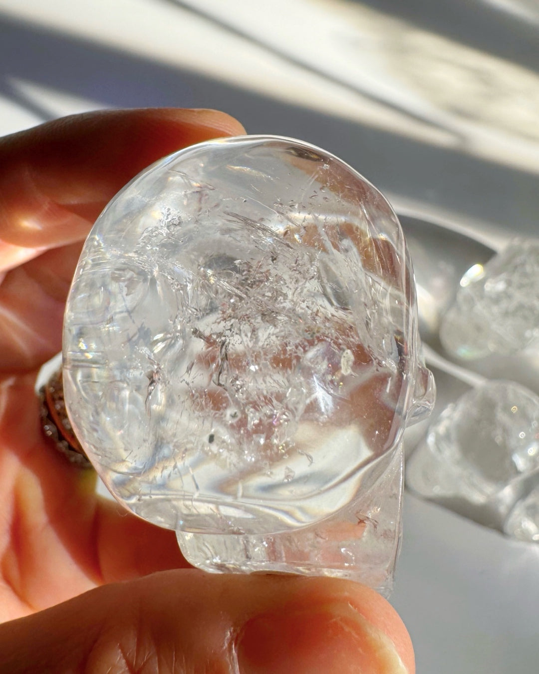 Clear Quartz Skull