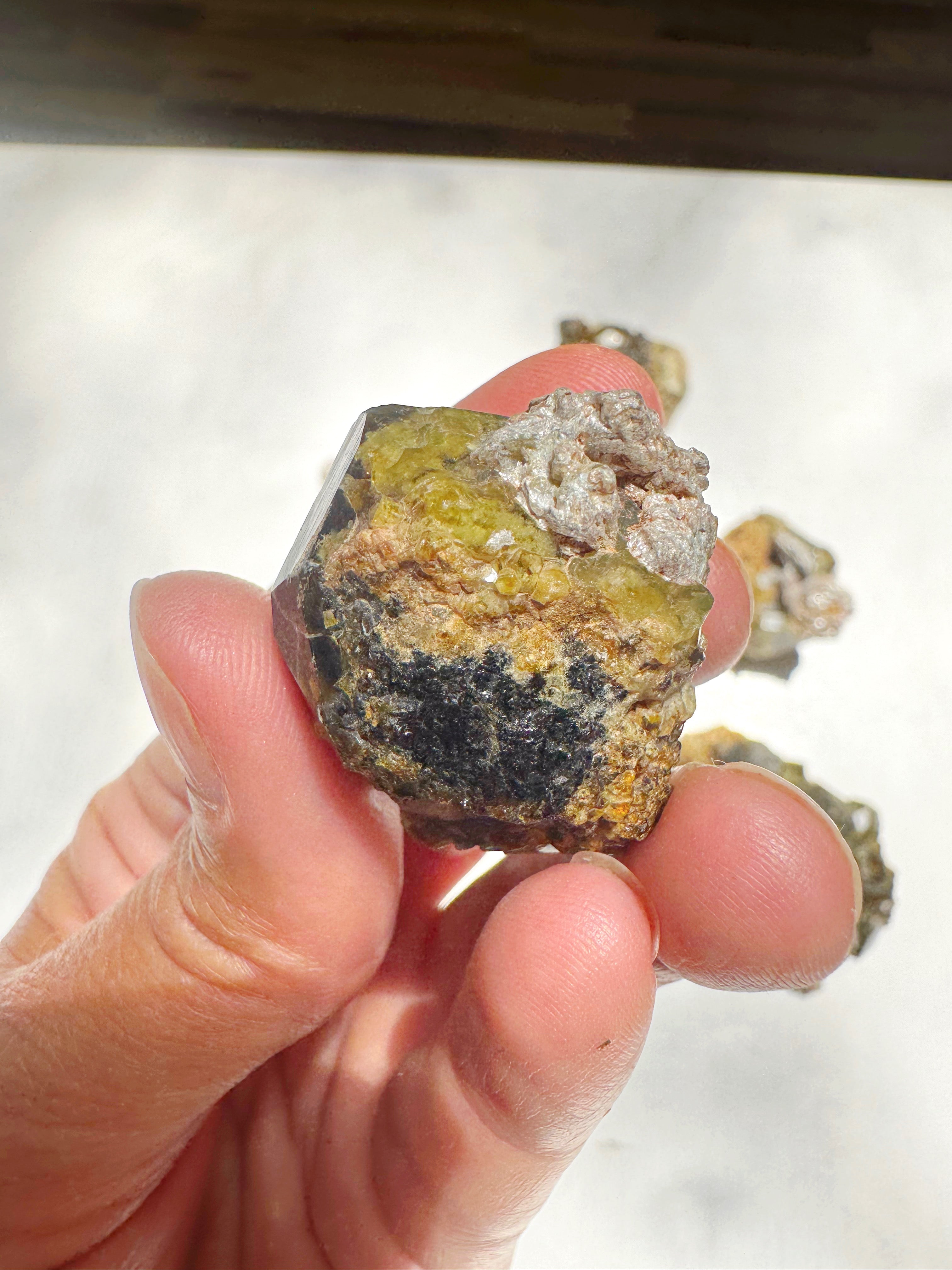Rare Mali Green Grossular Andradite Garnet w/ Clinochlore AAA Quality Baltic Mermaid