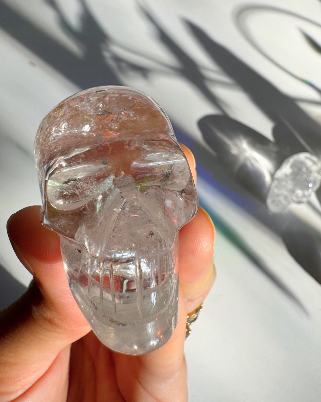 Clear Quartz Skull - Baltic Mermaid