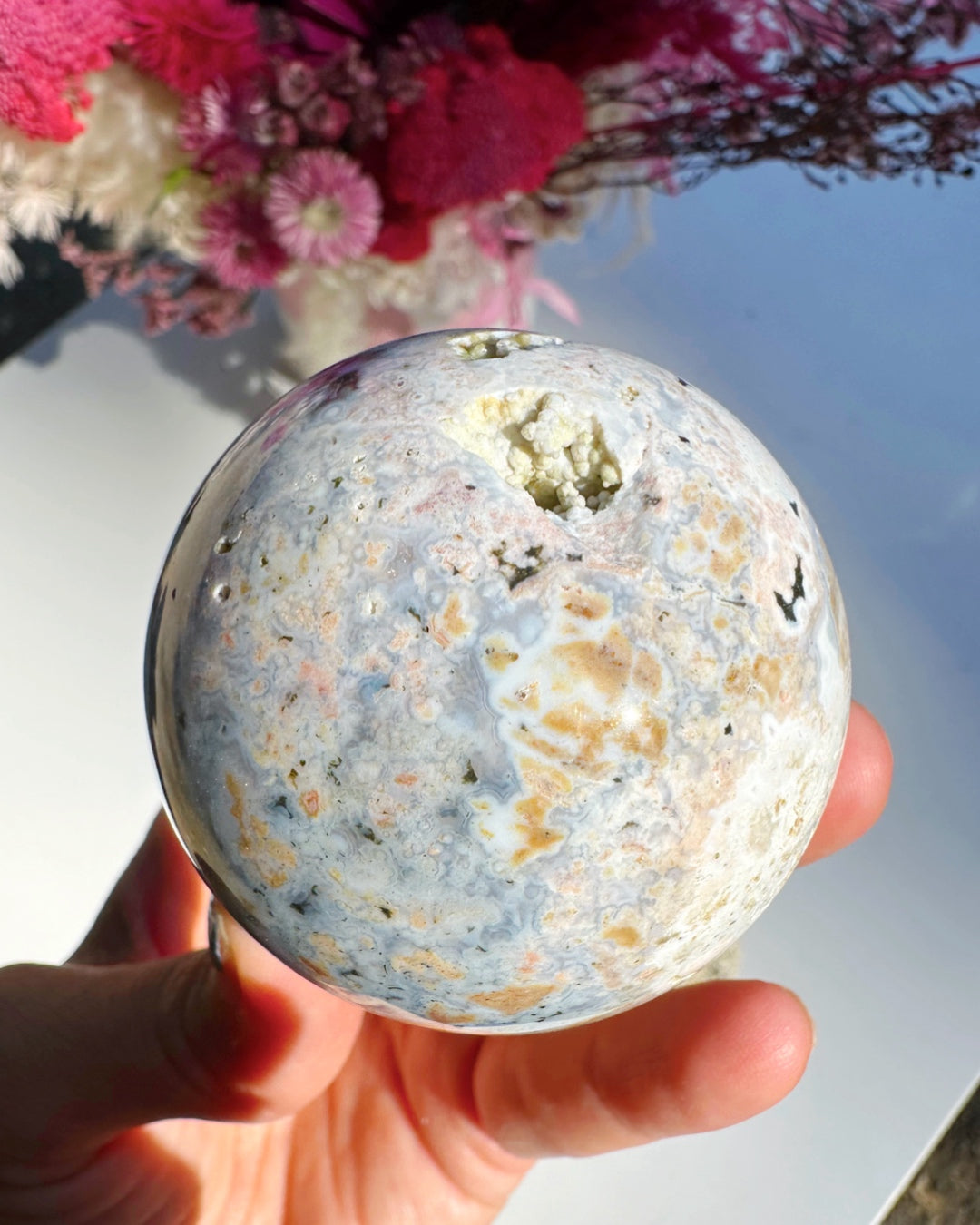 Ocean Jasper Sphere