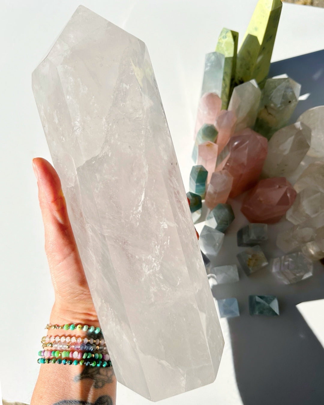 Large Quartz Tower - Baltic Mermaid