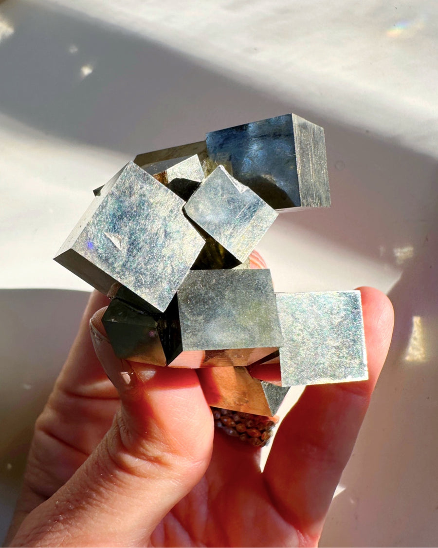 Pyrite Cube Cluster - AAA