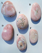 Pink Opal Palm Stones - Baltic Mermaid
