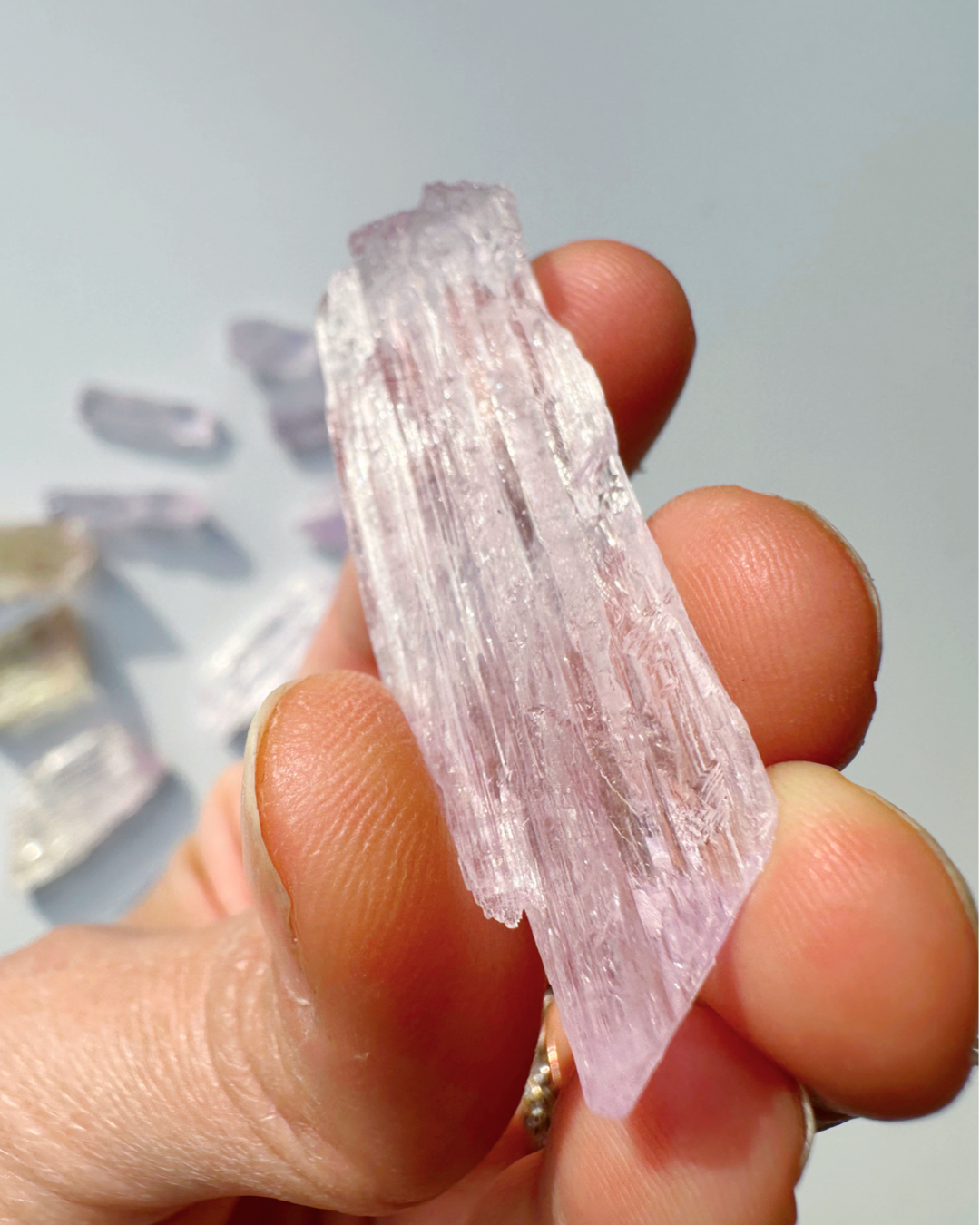 Raw Kunzite