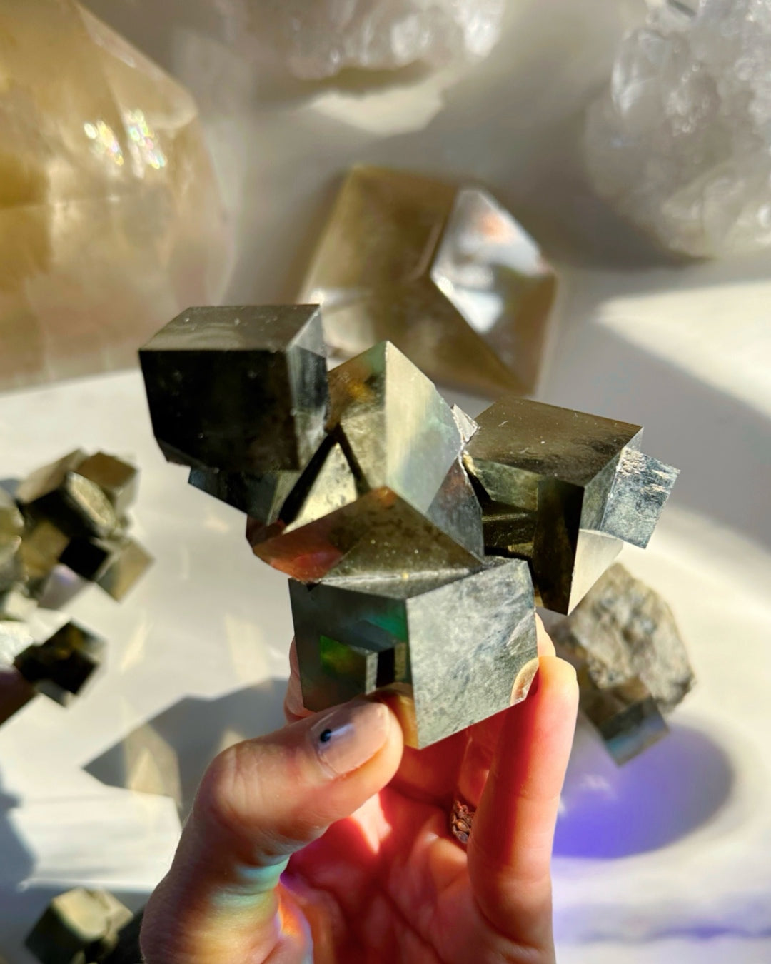 Pyrite Cube Cluster - AAA