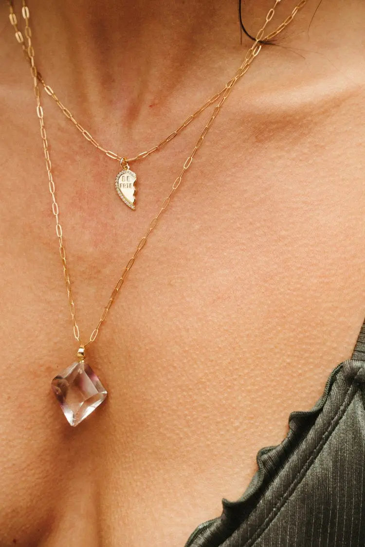 AAA Rose de France Amethyst Pendant 14k Gold Filled Necklace Baltic Mermaid