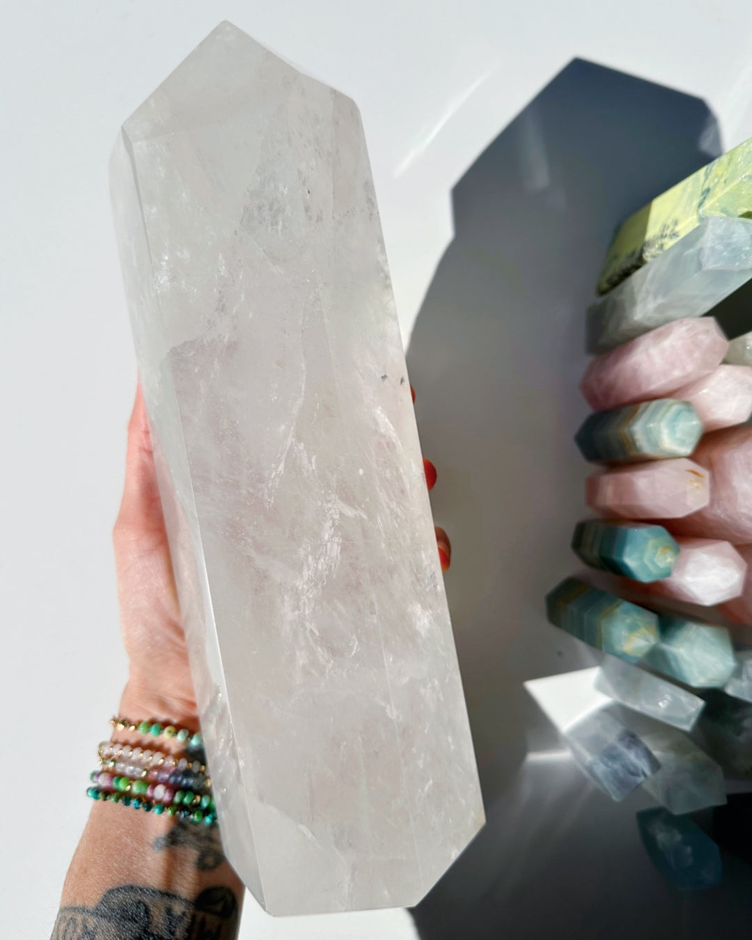 Large Quartz Tower - Baltic Mermaid