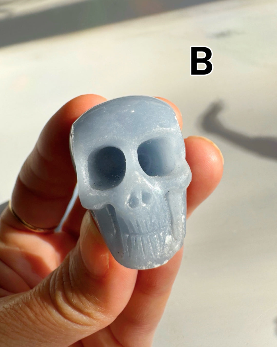 Angelite Skulls - Baltic Mermaid