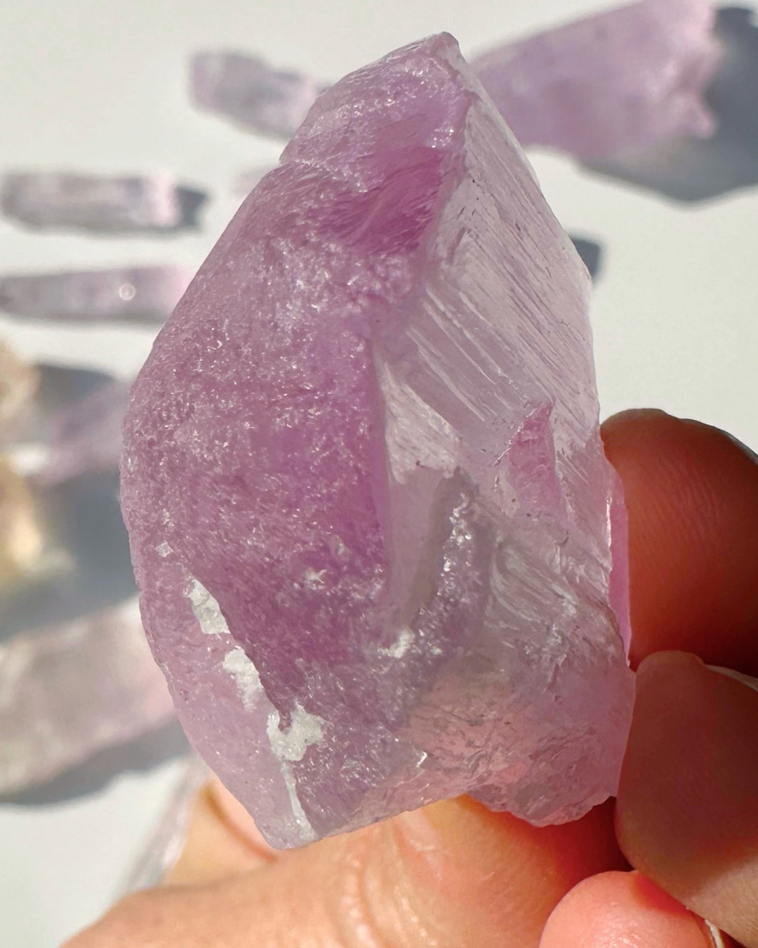 Raw Kunzite