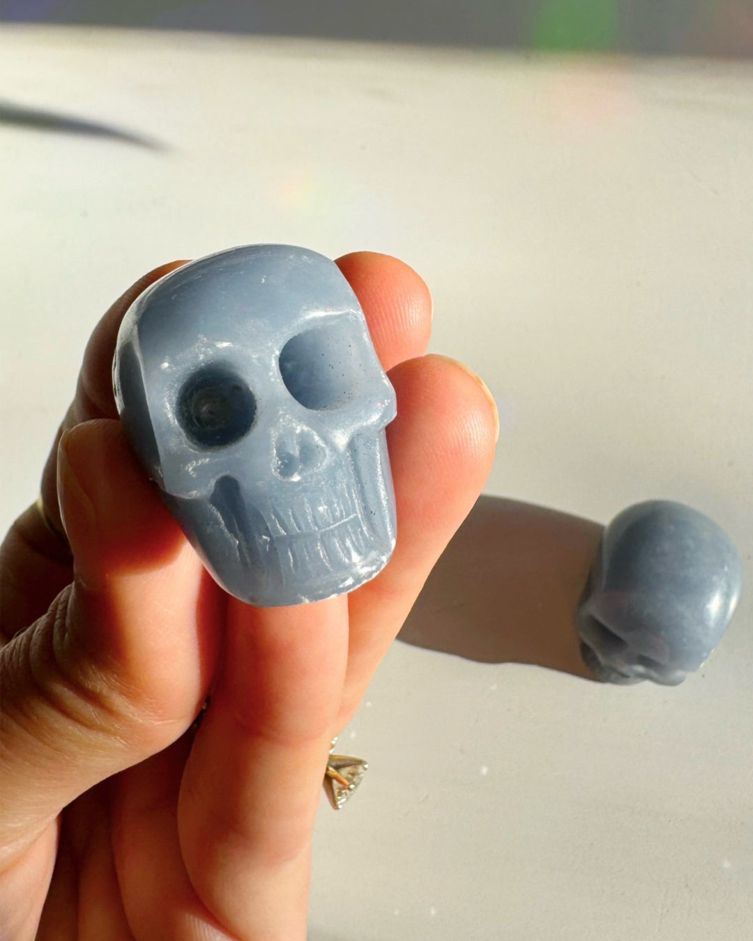 Angelite Skulls - Baltic Mermaid