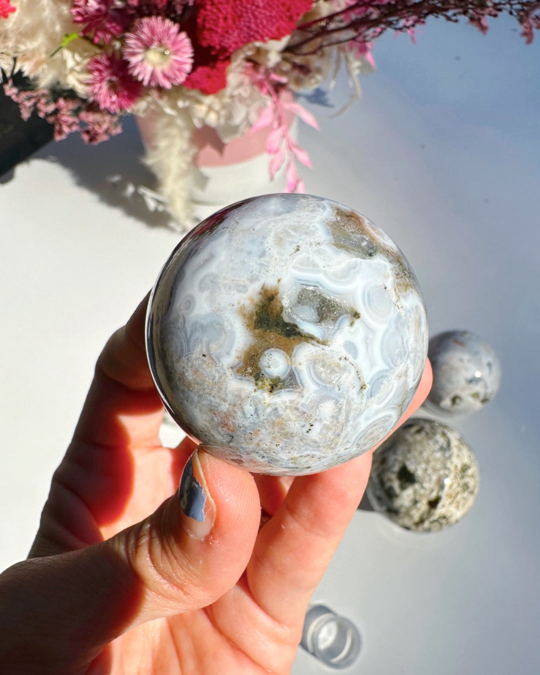 Ocean Jasper Sphere