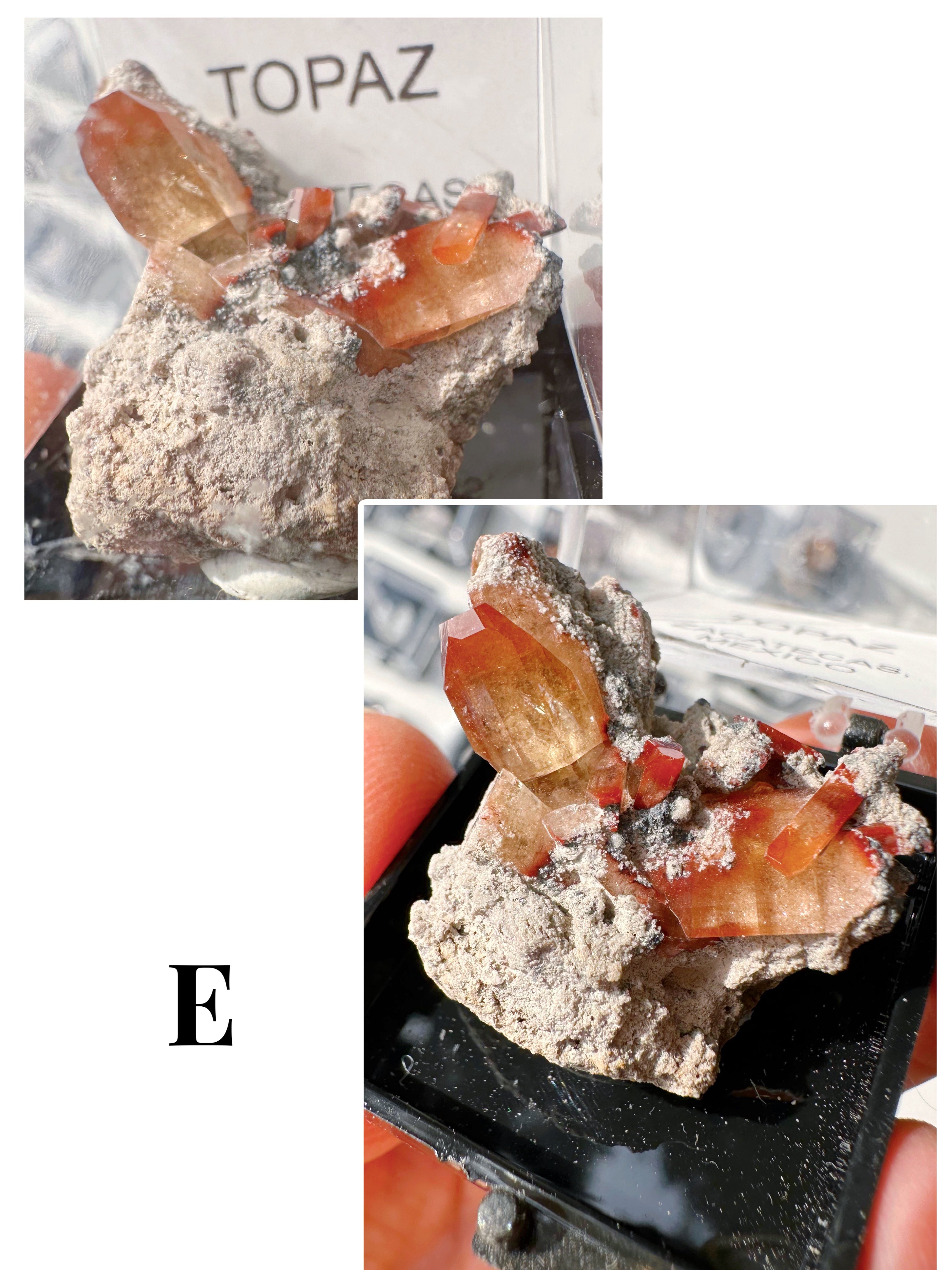 Natural Topaz Thumbnails in a Perky Box - from Zacatecas, Mexico - Baltic Mermaid