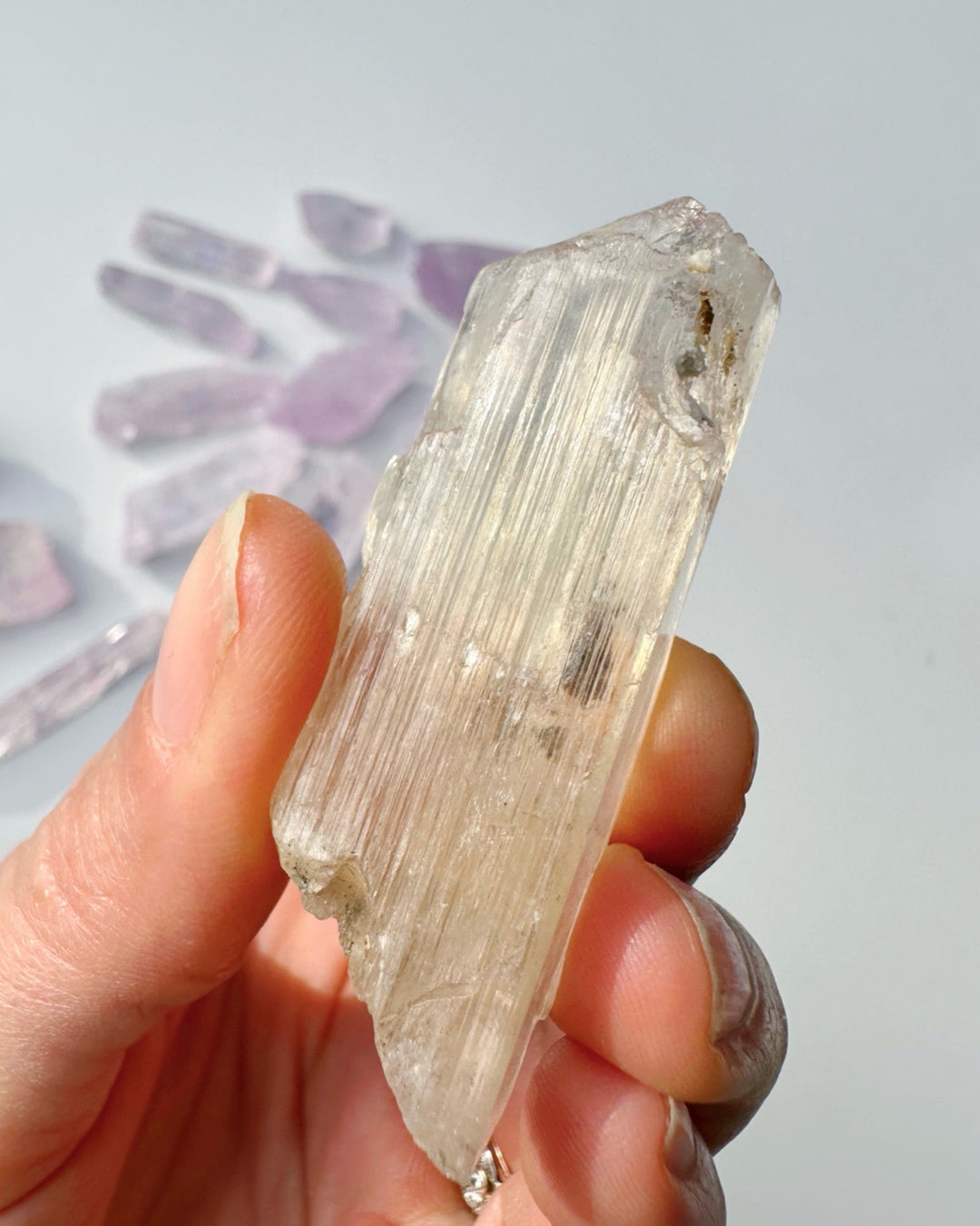 Raw Kunzite