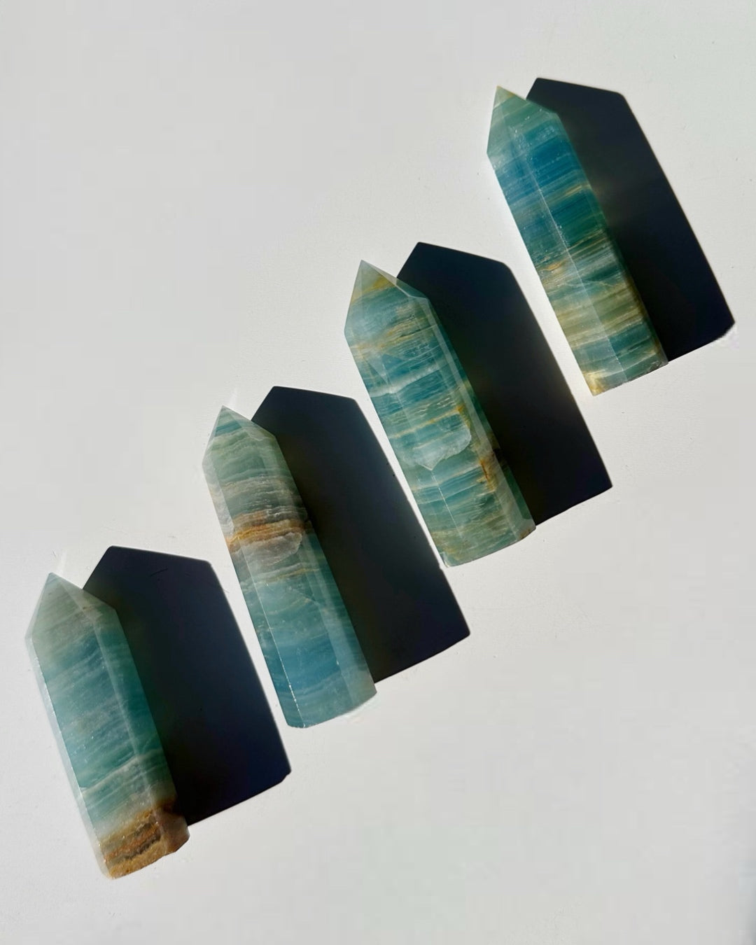 Blue Calcite Towers - Small - Baltic Mermaid