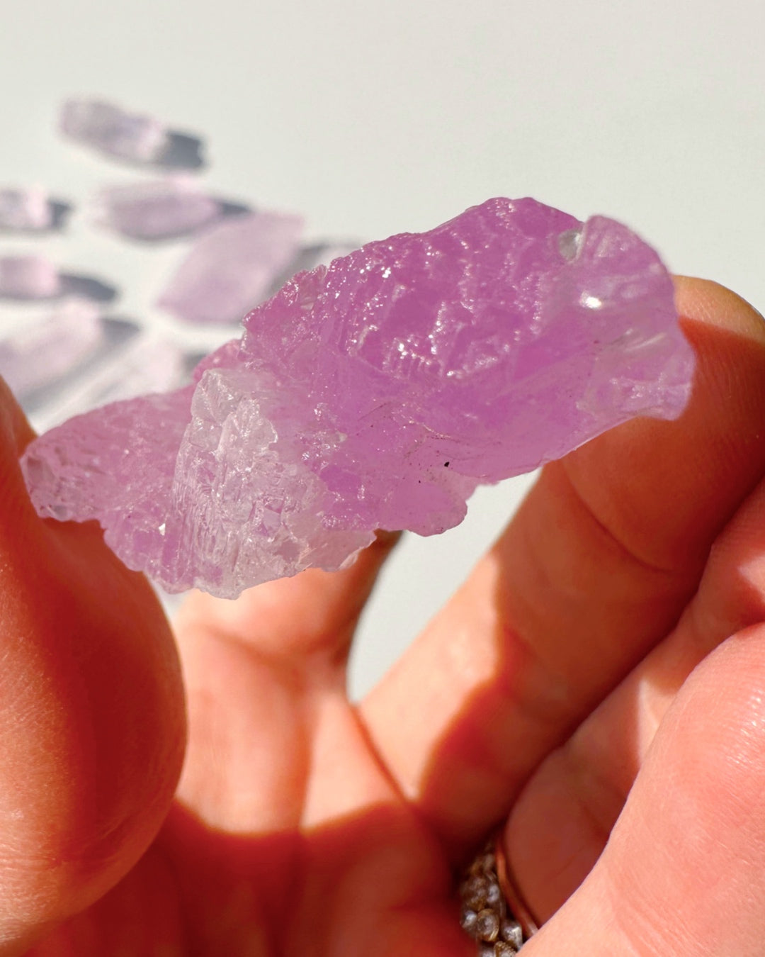 Raw Kunzite