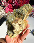 Epidote Quartz Cluster