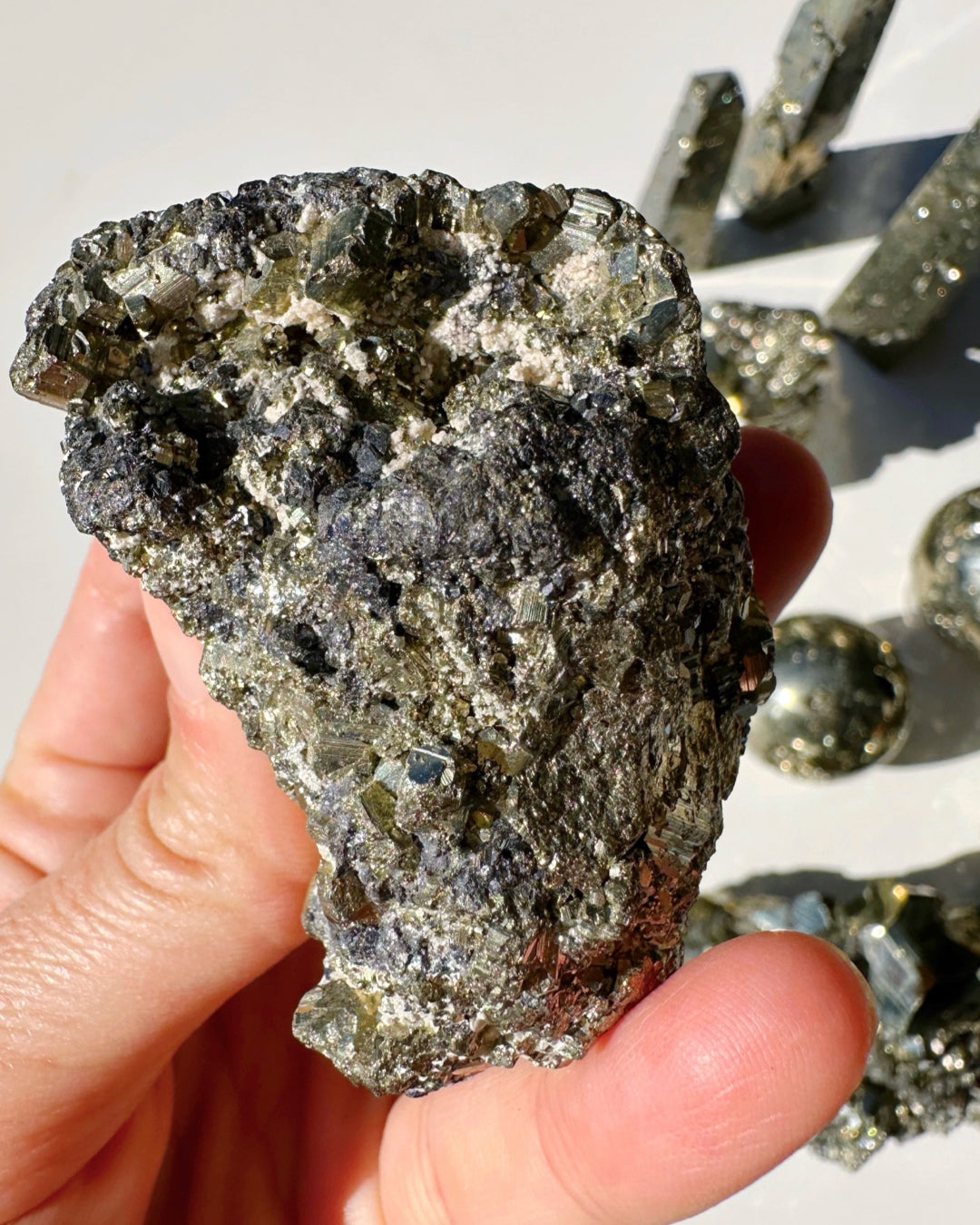 Pyrite Cluster - Baltic Mermaid