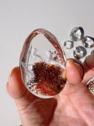 Intaglio Carved Love Birds in a Tree Chlorite Quartz/Garden Quartz Cabochon Baltic Mermaid
