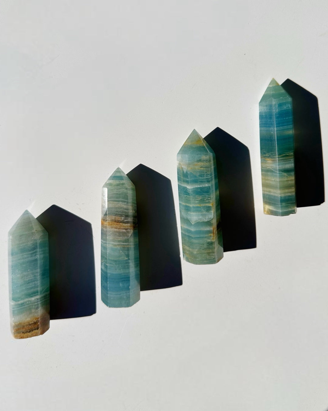 Blue Calcite Towers - Small - Baltic Mermaid