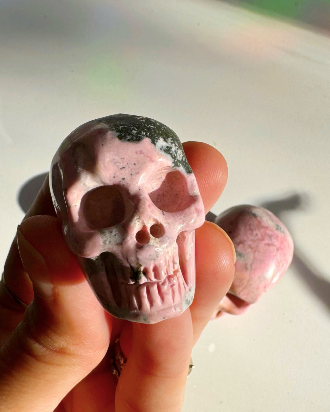 Rhodonite Skull - Baltic Mermaid