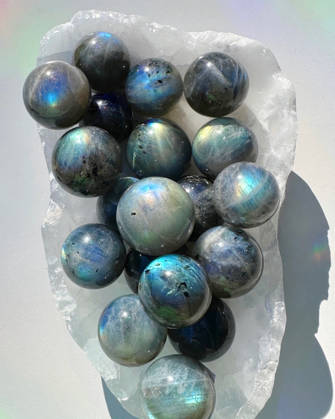 Labradorite Mini Spheres AAA - Baltic Mermaid