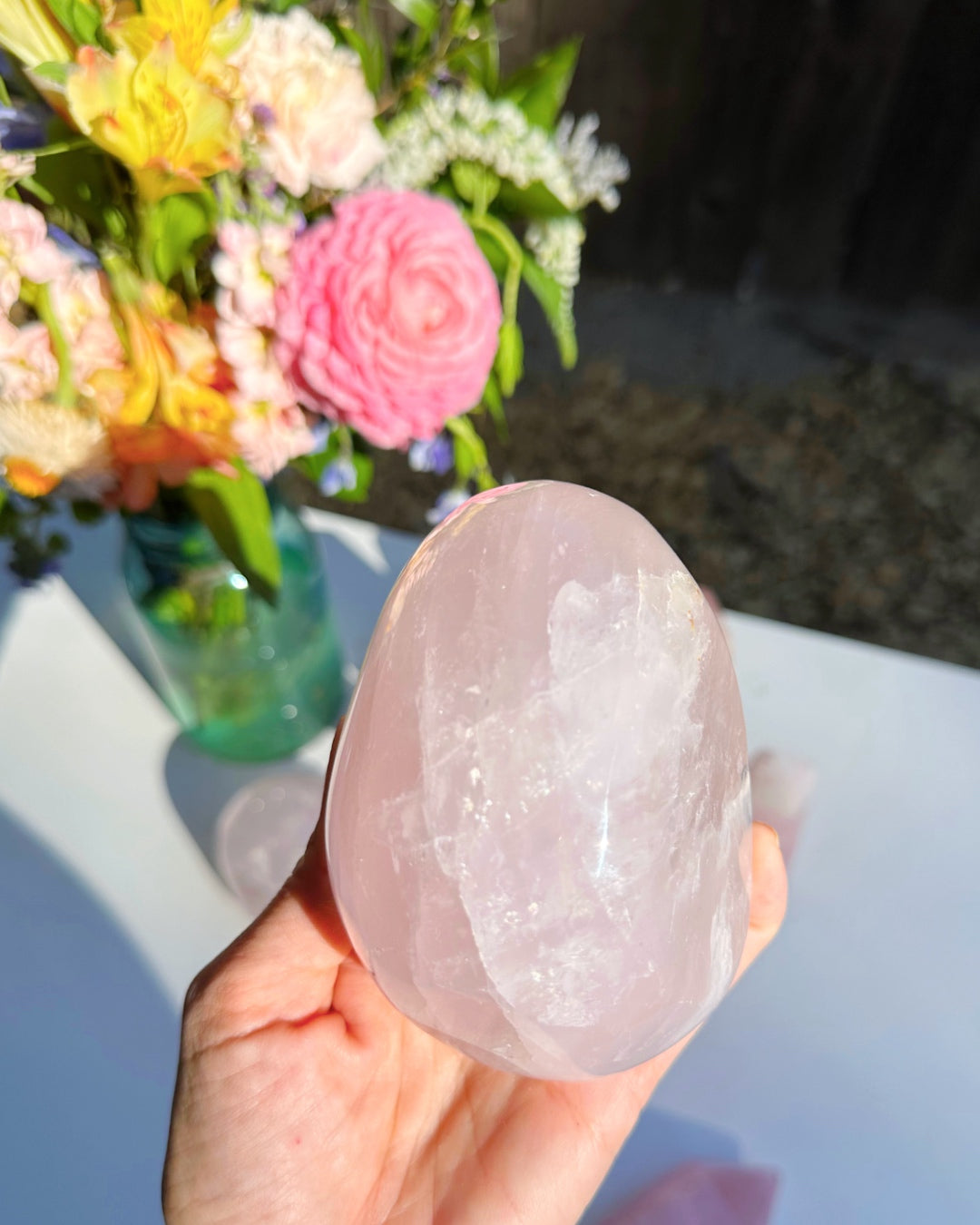 Rose Quartz Freeform - A