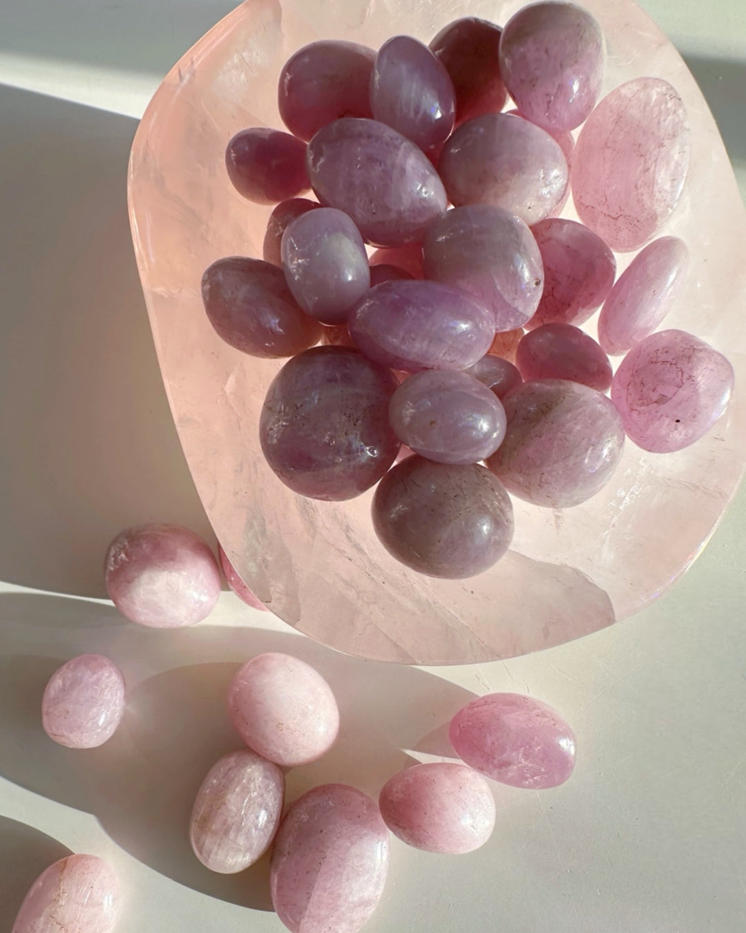 Kunzite Tumbled Stones