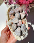 Pink Botswana Agate Tumbled Stones