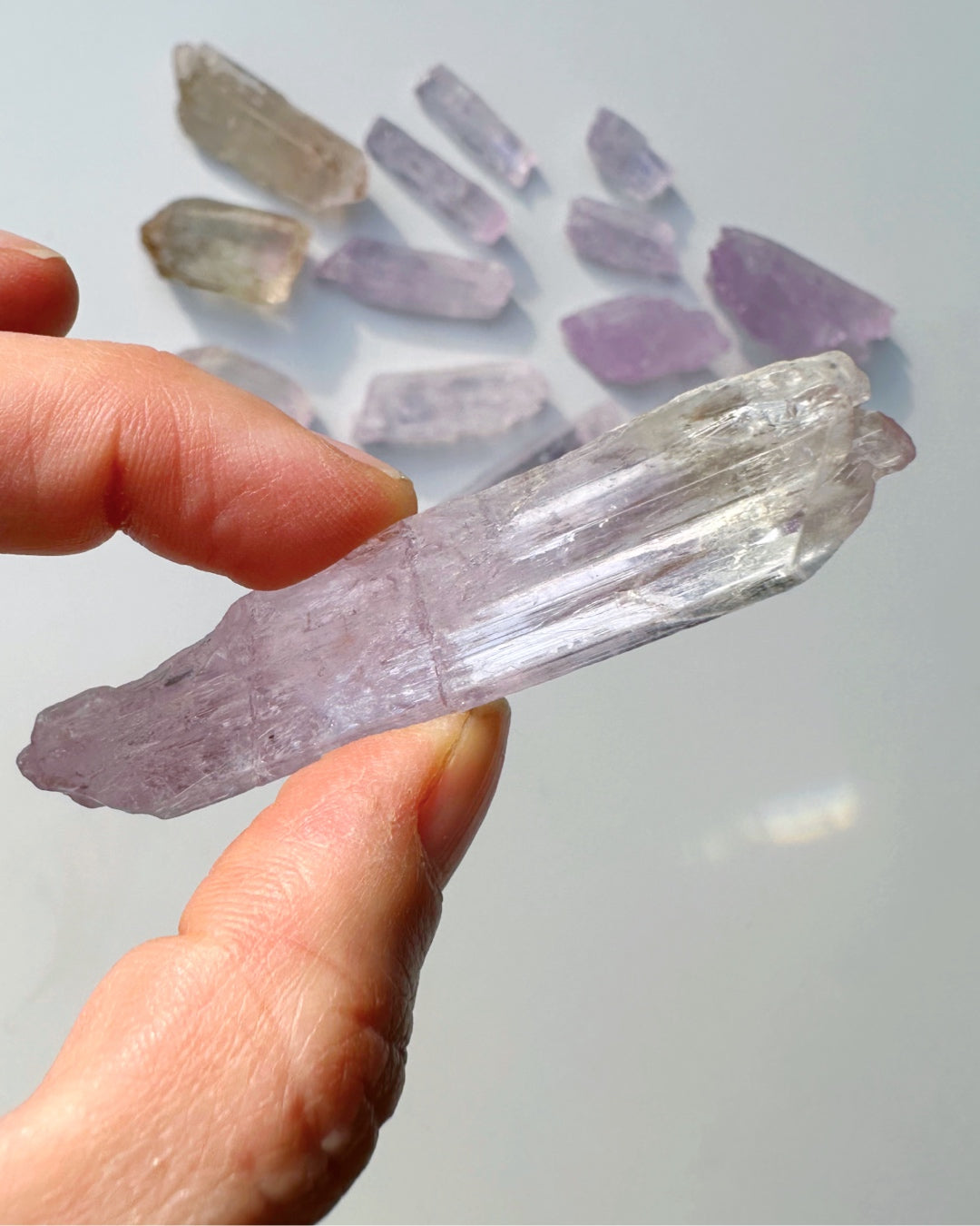 Raw Kunzite