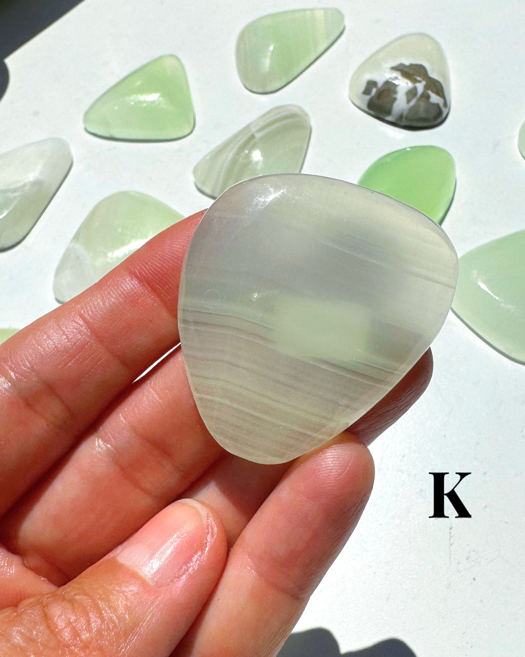 Green Calcite Cabs