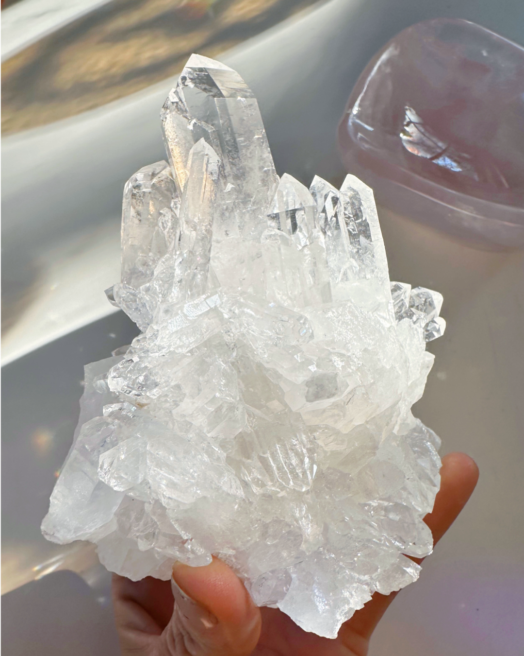 Clear Quartz Cluster - Baltic Mermaid