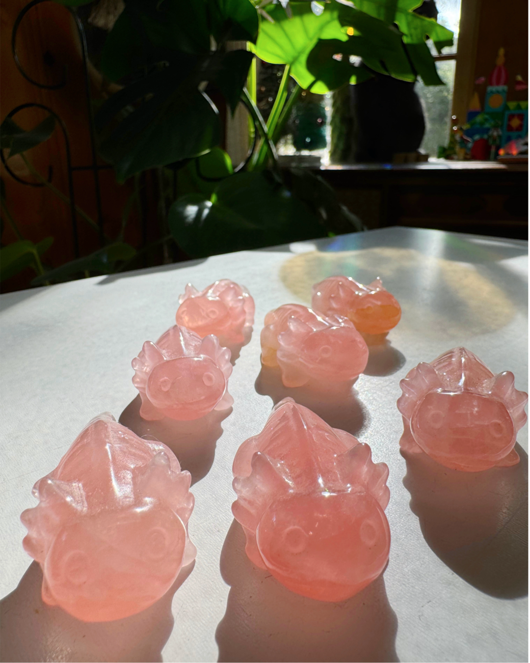 Rose Quartz Axolotl’s - Baltic Mermaid