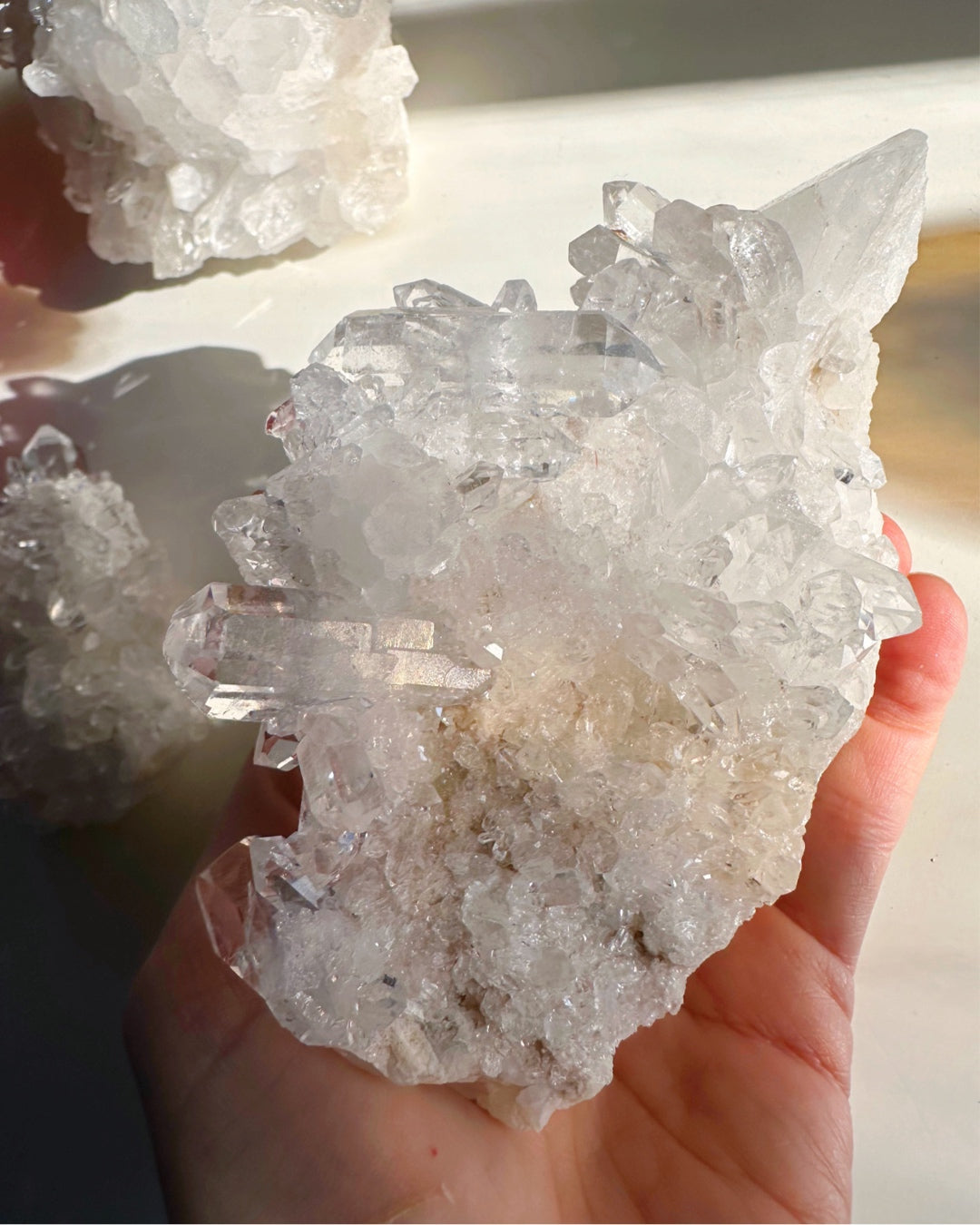 Clear Quartz Cluster - Baltic Mermaid