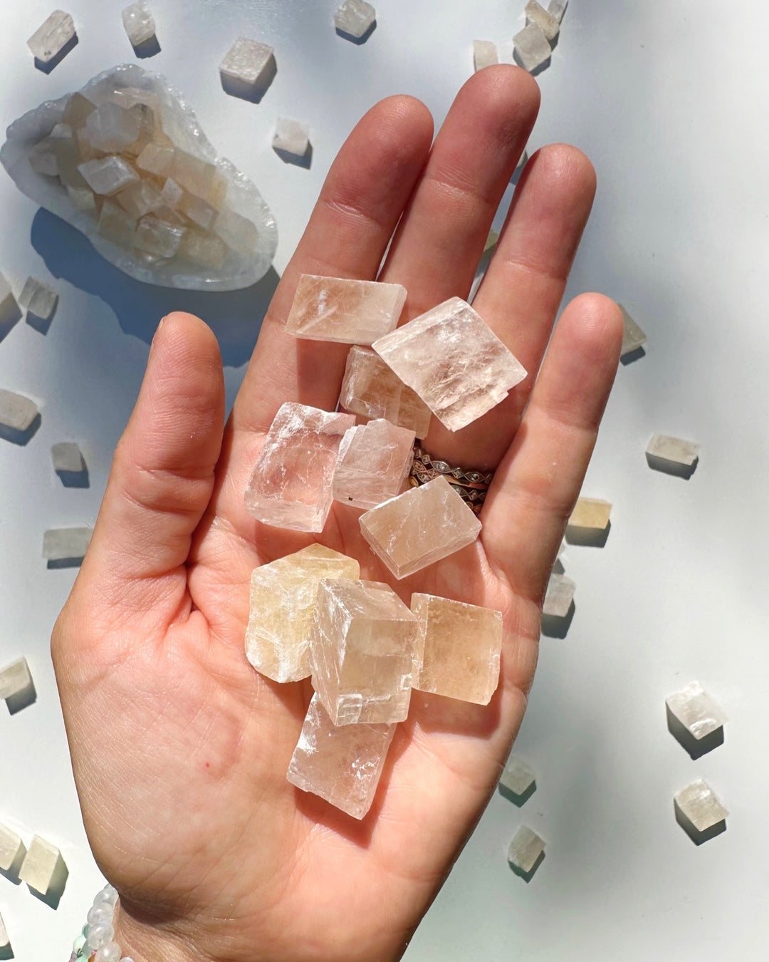 Mini Pink Optical Calcite - Baltic Mermaid