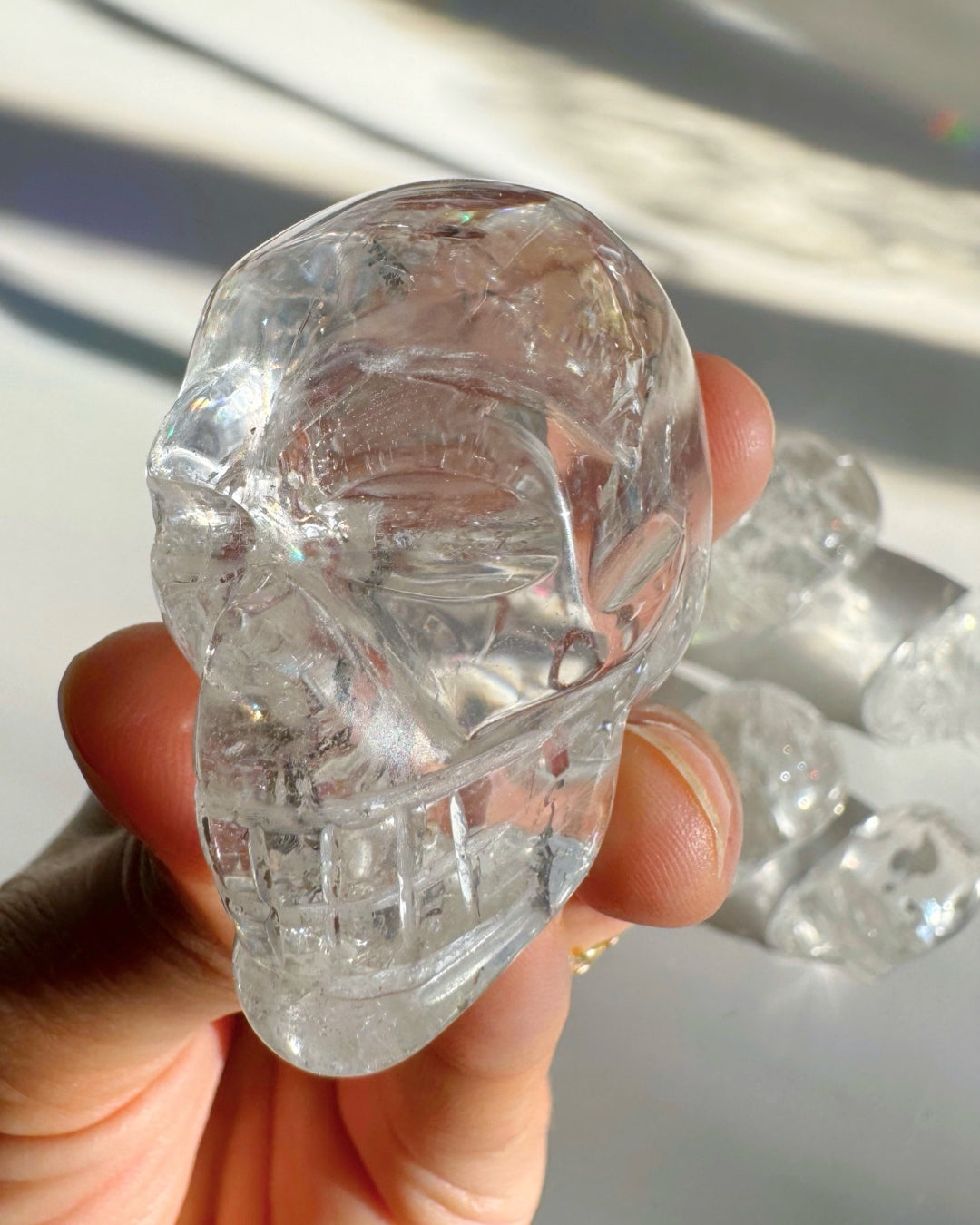 Clear Quartz Skull - Baltic Mermaid