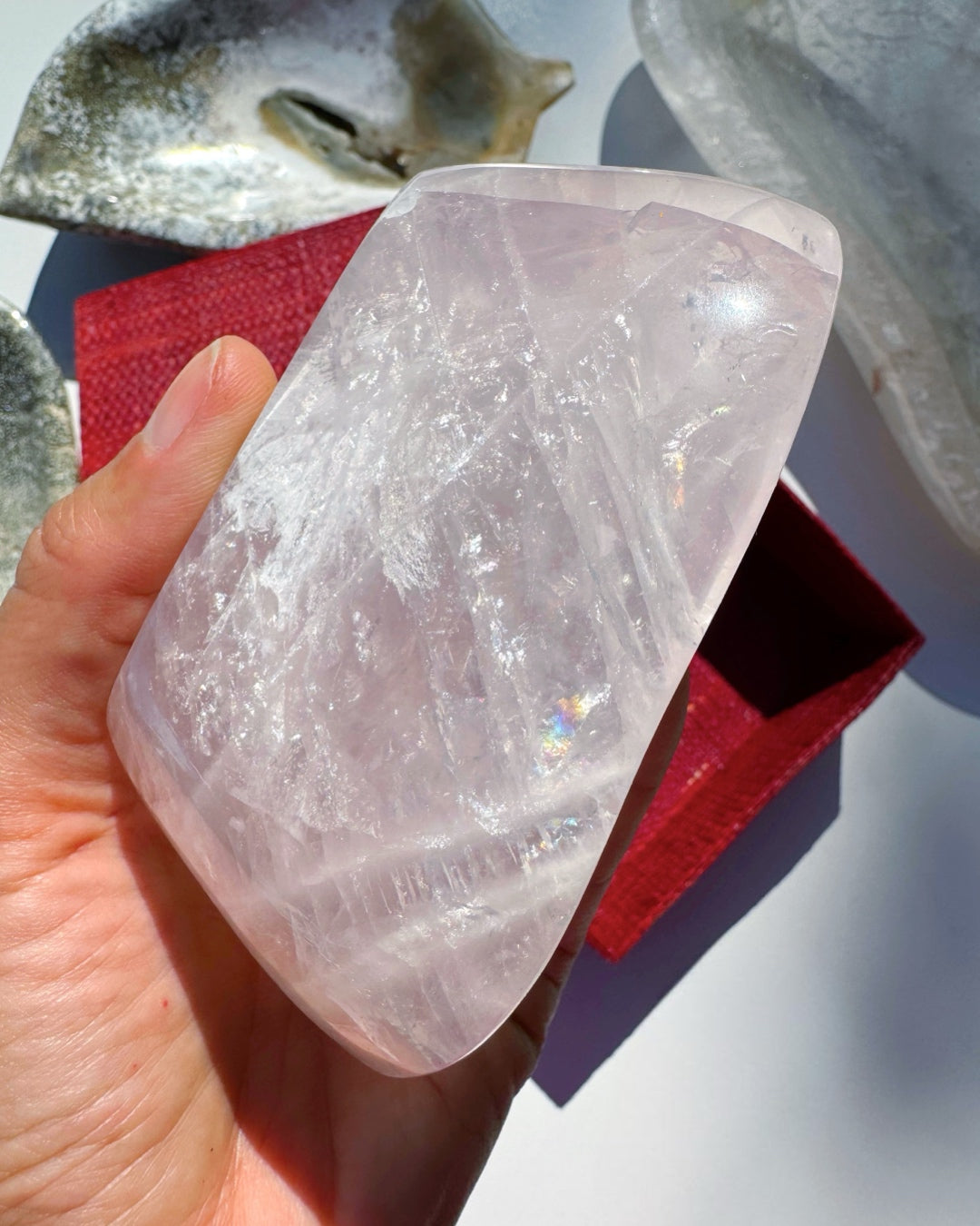 Rose Quartz Dish - Baltic Mermaid